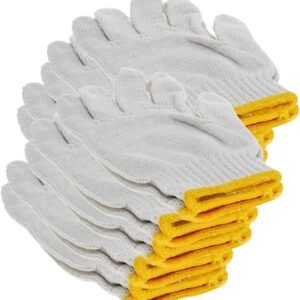 Seamless white gloves - Made in Pakistan