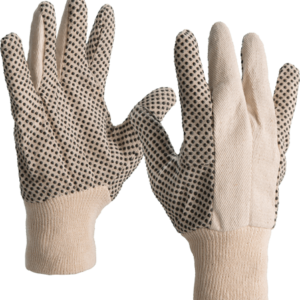 COTTON DOTTED GLOVES (10-14 OZ) - Made in Pakistan